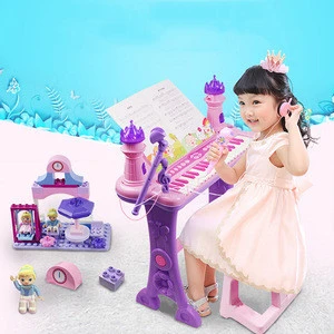 Wholesale 2020 children educational block intelligent musical instrument keyboard toy electronic organ piano music for kids