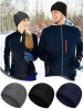 Wholesale 2023 Thick Fleece Cycling Run Hats Men Women Winter Outdoor Warm Ear Protective Sports Skiing Cap