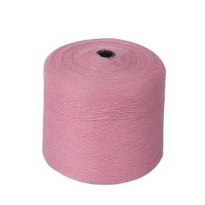 Wholesale 28S/2 dyed cone sewing thread crocheting cotton hand knitting high bulk wool cotton woolen fancy 100% acrylic yarn