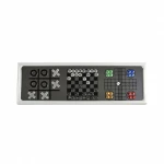 Wholesale aluminum/magnetic 3 in 1 Tic tac toe checker and chess game