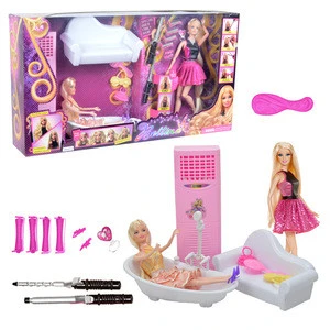 Wholesale Barbiee Dolls Furniture Toys with Girls Makeup Game