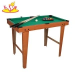 Wholesale cheap kids mini wooden billiard snooker table W11A032