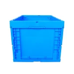 Wholesale Collapsible Plastic Folding Crates Factory Price Foldable Storage Crate with Logo Customization LX6040345W