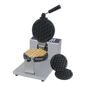 Wholesale Commercial 110V 220V Digital Egg Waffle Maker Change Plate Bubble Waffle Maker Machine For Sales