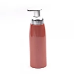 Wholesale custom color latest design shower shampoo holder pump sprayer aluminum bottle with screw mouth