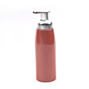 Wholesale custom color latest design shower shampoo holder pump sprayer aluminum bottle with screw mouth
