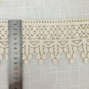 wholesale custom design 100% Cotton knitted lace trim