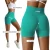 Import Wholesale Custom High Waist Seamless Fitness Workout Active Wear Breathable Peach Buttock Lifting Sports Tights Running Yoga Gym Shorts for Women with Pocket from China
