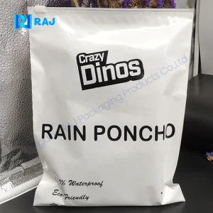 Wholesale Custom Logo Eco Friendly Pvc Frosted Matte Plastic Packaging Zipper Poly Mailing Bag For Clothing & Underwear