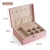 Import wholesale earring Ring Necklace  Girls  With lock jewelry box Organizer velvet jewelry Storage PU leather  jewelry  Boxes from China