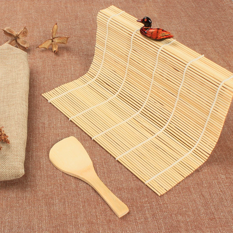 Wholesale Handmade High quality Natural sushi Making Kit bamboo Sushi Rolling Mat