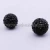 Import Wholesale high quality fashion jet  rhinestone round black beads from China