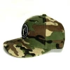 Wholesale High Quality Hip Hop Woven Patch Custom Made Camo Cap,Camouflage Snapback Cap