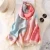 Import Wholesale high quality ladies shawl muslim hijab colorful geometric pattern plain printed cheap long stain silk scarf from China
