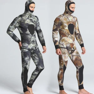 Buy Wholesale Men 5mm Diving Hunting Fish Clothing Deep Diving Spearfishing  Wetsuit from Xiamen Fancy Textiles Co., Ltd, China