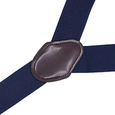 Wholesale Multicolor elastic 6-clip men&#x27;s harness Adult boxed trousers strap clip 61 color optional suspender belt