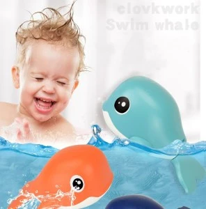 Wholesale plastic animal kids bath baby toy bathing without crying, swimming, whale  toys kids