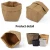Import Wholesale Reusable Plants Bins Organizer Toy Washable Kraft Paper Storage Bag from China