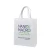 Import Wholesale Reusable Promotional White Non Woven Tote Bags With Customized Logo from China