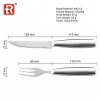 Wholesale stainless steel 12 piece dinner knife and fork set