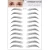 Import Wholesale Tempory 4D Eyebrow Tattoo Instant Pigment Sticker Tattoo Fake Eyebrow Hair from China