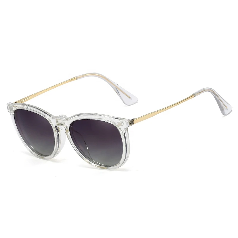 Wholesale Unique Vintage Cateye Clip On Fashion Round Men Women Retro Designer Glasses ,High Quality Luxury Sunglasses