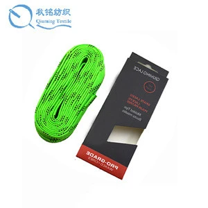 Wholesale Wide Colored Sports Flat Custom Hockey Skate Laces