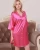 Import Wholesale Women Silk Satin Nightgown Three Quarter Sleeve Nightshirt from China
