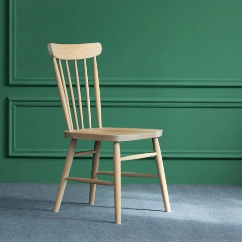Wholesale wooden chair restaurant furniture windsor dining chair solid wood designs cafe chairs