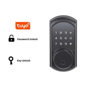 WiFi Smart Digital Lock Keyless Deadbolt Lock Serraduras Digitales Electric Handle Front Door Lock with Keypad