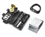 wilderness bushcraft multifunction tool sos survival gear kit led compass gadget,survival tool kit