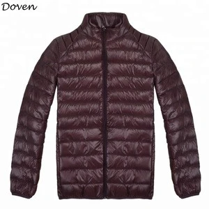 windbreaker outdoor jacket winter work jacket for men ultra thin foldable men down jacket