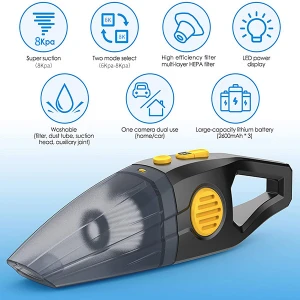 Wireless Portable Hand Vaccum Cleaner Powerful  Cordless Mini Handheld Auto Vacum Cleaner Rechargeable Car Vacuum Cleaner