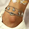 Wish alloy tortoise shell charm anklet beach anklets bohemian