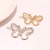 Import Woman Fashion Hair Clip Accessories Hollow Butterfly Hair Pin from China