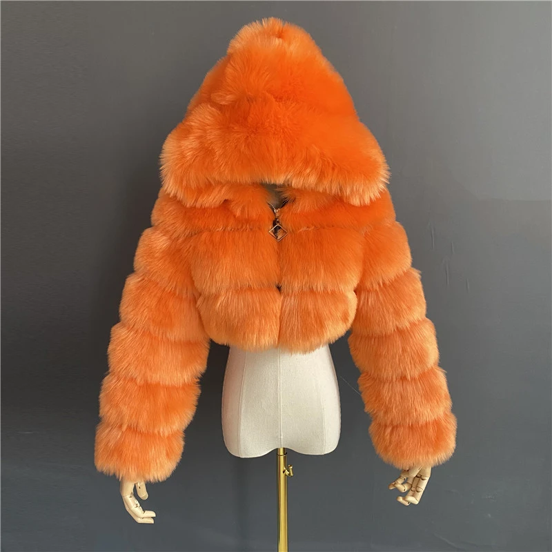 Women coat 2020 Winter Furs Hot Fashions Women Winter Coat Clothing  Faux Fox Fur Jackets Fur Coat