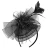 Import Women fascinators hats black hair accessories headband for church wedding party from China