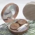 Import Wood grain  Eyewear accessories custom portable plastic clear colorful eye contact lens case from China