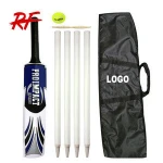 wooden beach cricket set,full cricket bat set,beach bag set