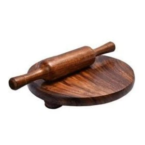 Wooden Rolling Pin And Board