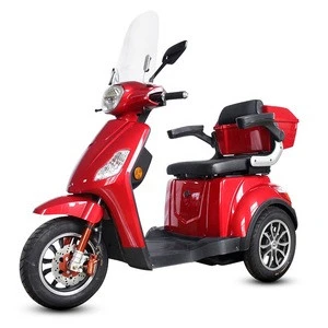 XL Electric Tricycles Scooter 3 Wheels Adult Tricycle 500W 1000W Handicapped Scooters