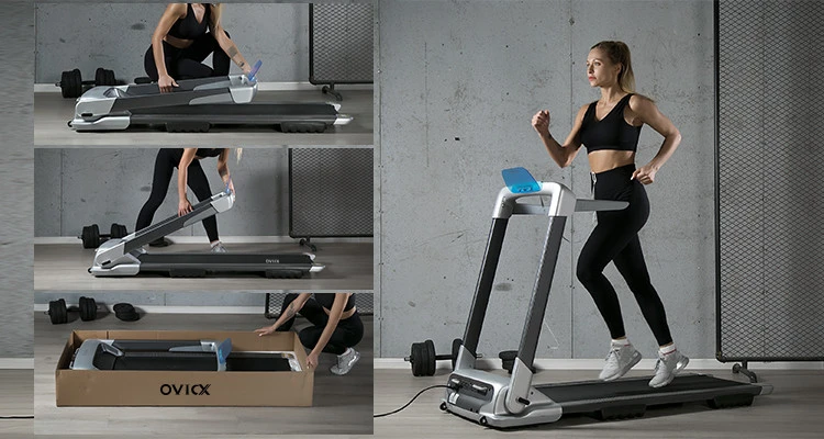 XQIAO best selling body fitness and cheap custom bluetooth folding treadmill for home use