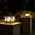 Import Yard Stone Post Fixtures 2W 3W 4.8W Retro Solar Pillar Light LED Main Gate Lighting Outdoor Garden Solar Lights from China