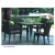 Import Yizhou garden Furniture Rattan Synthetic Wicker Patio Outdoor Garden Furniture Rattan party dinning Table and Chairs from China