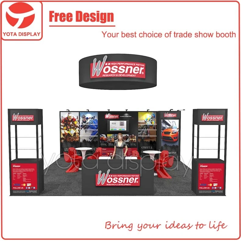Yota Offer Wossner 6x6 Custom Creative Collapsible Trade Show Booth Display with Lower Price