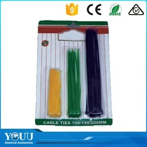 YOUU 2017 Yueqing New Products Self-Locking Nylon Cable Accessories Tie Silicone Food Loops