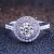 Import YSYH 2021 New Design Silver Ring Genuine S925 Silver Jewelry 18k White Gold Plated Rings Inlaid Zircon Crystal Customized Ring from China