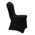 YT00313 wholesale universal black wedding spandex lycra banquet chair cover
