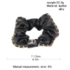 Y&Y High-end Hair Accessories Wholesale Big Brand Hair Ring Small Fragrance Chain Letters Hair Ties Scrunchies Bands