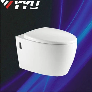 YYU High quality easy cleaning toilet bowl bathroom ceramic closestool wall hung toilet  for America market  YW050